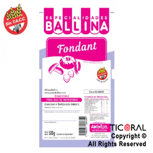 FONDANT BALLINA X 500 GR